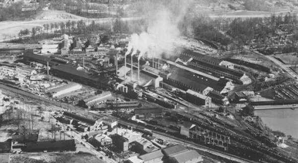 Aerial View of Atlantic Steel and Home Park